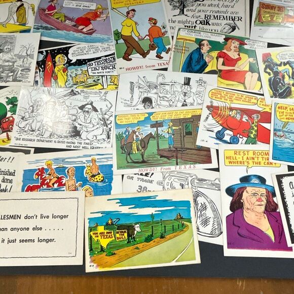 Vtg Postcards Lot of 20 **Random Selection!** Texas Funny Color Humor Laff Gram - Picture 5 of 8